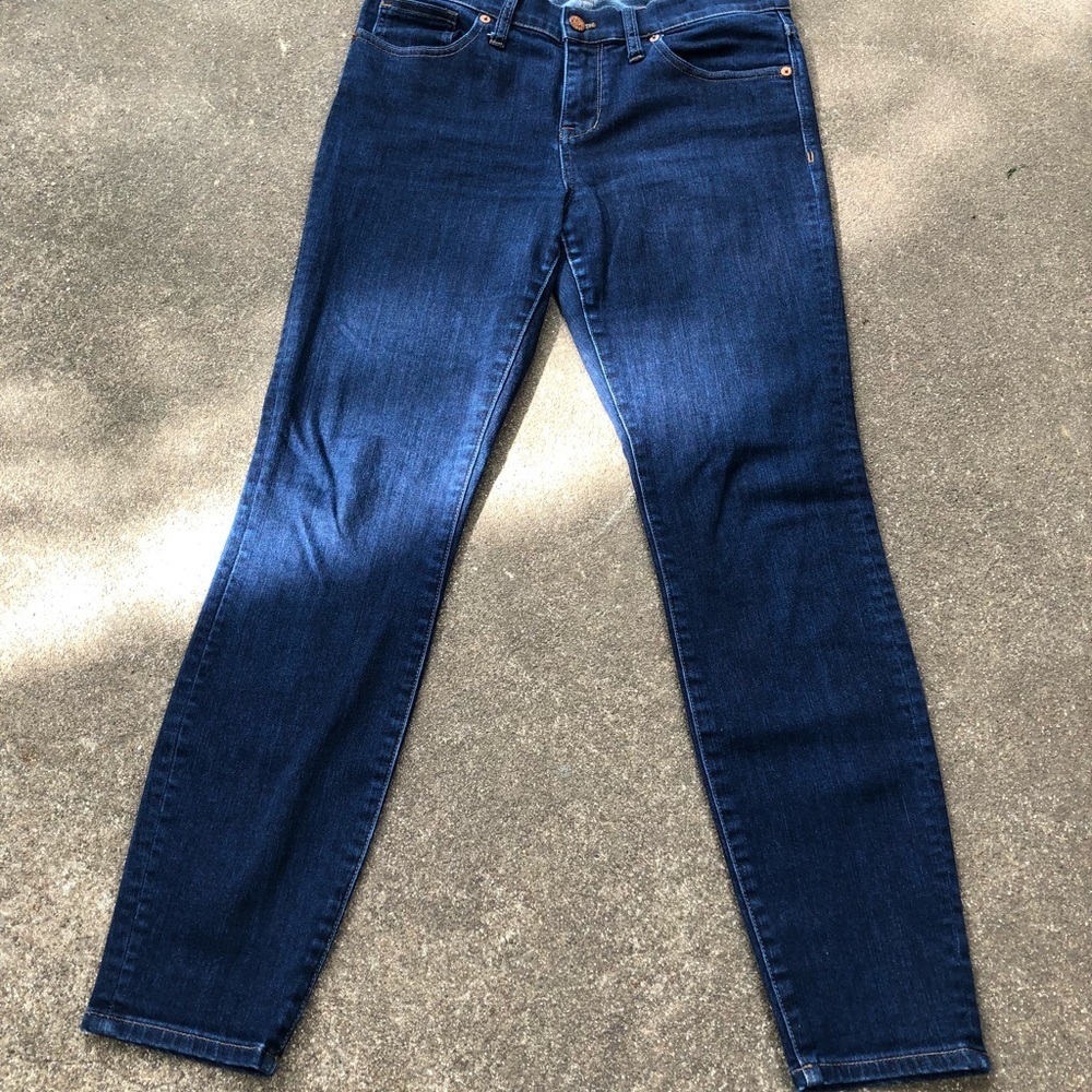Madewell Sz 30 Skinny Skinny Dark Wash High Rise - Picture 4 of 5